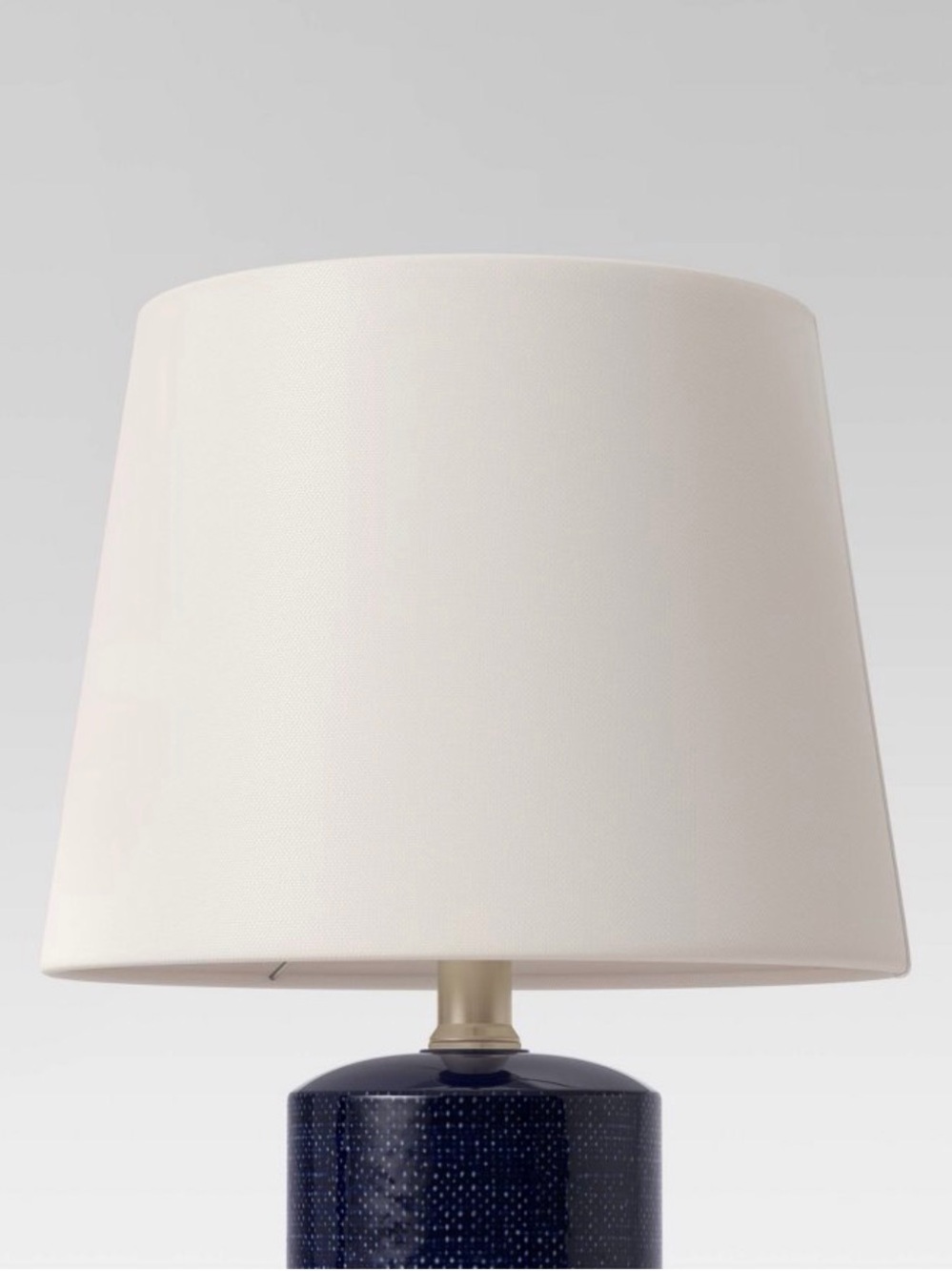 Small Linen Lamp Shade Shell - Threshold:
Drum Style for Home Office, No Assembl